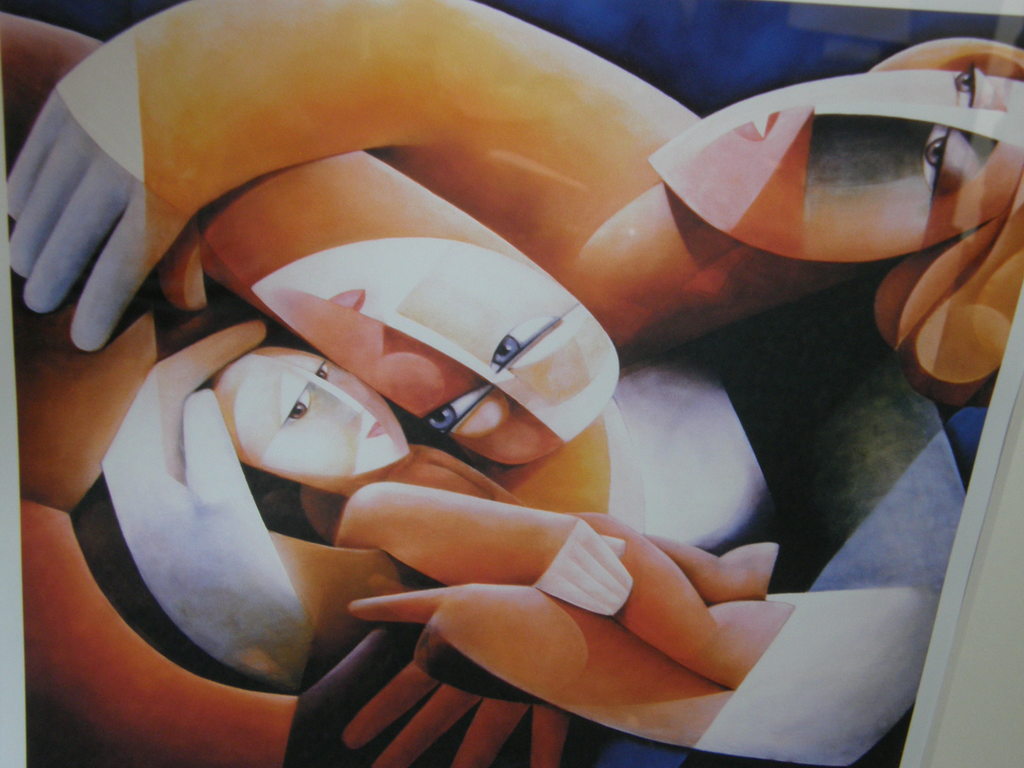 John Noy: zeefdruk, Titel 'Het gezin', genummerd 37/200, potlood gesigneerd. kopen? Bied vanaf 95!