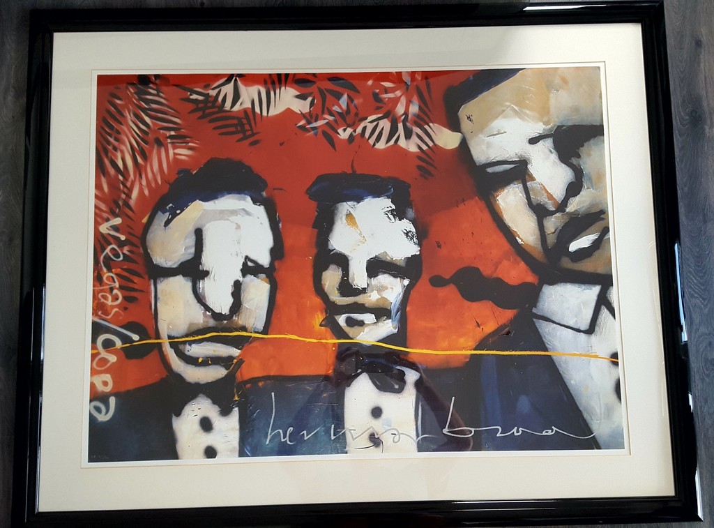 Herman Brood: zeefdruk, Vegas Copa (zeer groot!) verkocht voor € 750!