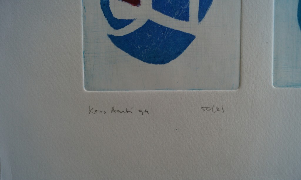 Koos Aarts - gesigneerde ets - 1994 kopen? Bied vanaf 18!