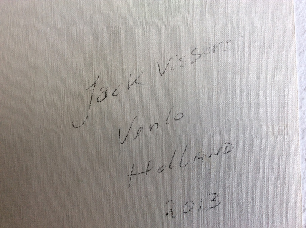 Jack Vissers, acryl op stevig papier kopen? Bied vanaf 1!