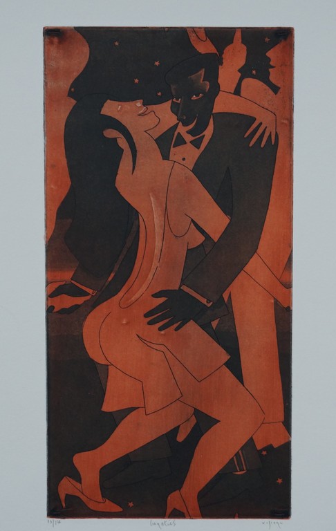 Mark Visione - gesigneerde ets - lunatics - oplage 14 stuks kopen? Bied vanaf 1!