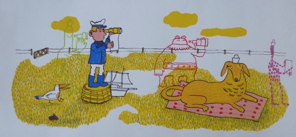 Jeroen Funke, zeefdruk, handgesigneerd en genummerd, 2002 kopen? Bied vanaf 1!
