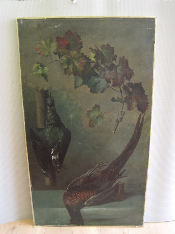 prachtig 19e eeuws klassiek stilleven met fazanten. Omg. Emil Brehmer 1822-1895 kopen? Bied vanaf 1!