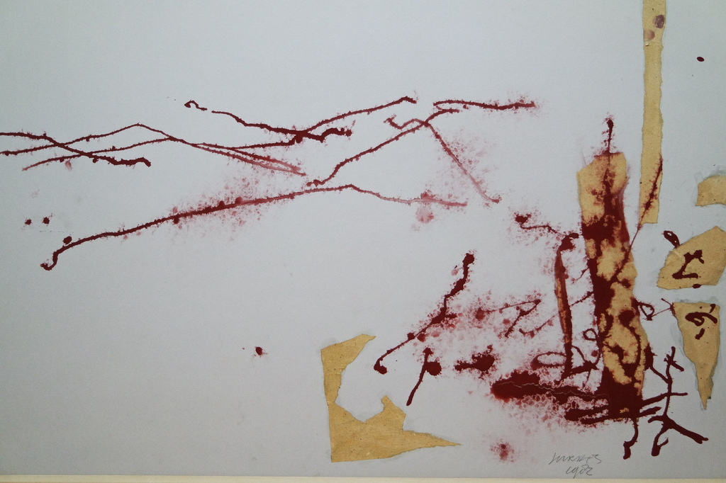 Eric Hirdes (1956-) - gemengde techniek - landschap verkocht voor € 125!