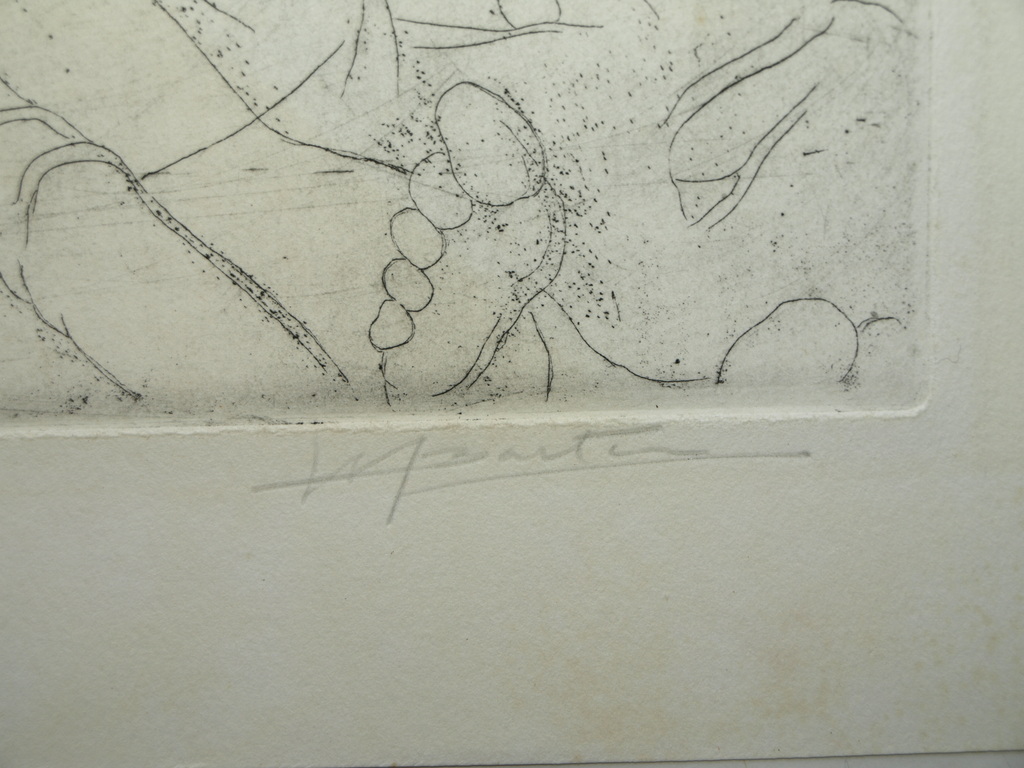 Walter Barten : Ets en aquatint , Herinneringen – gesigneerd – 1977 kopen? Bied vanaf 1!