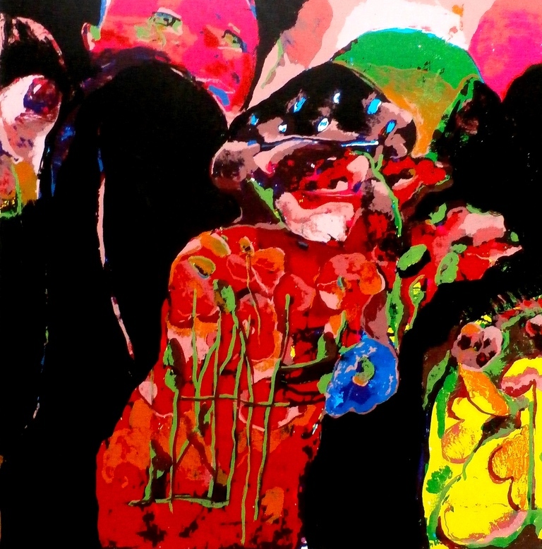 Kees van Bohemen - Zeefdruk verkocht voor € 50!