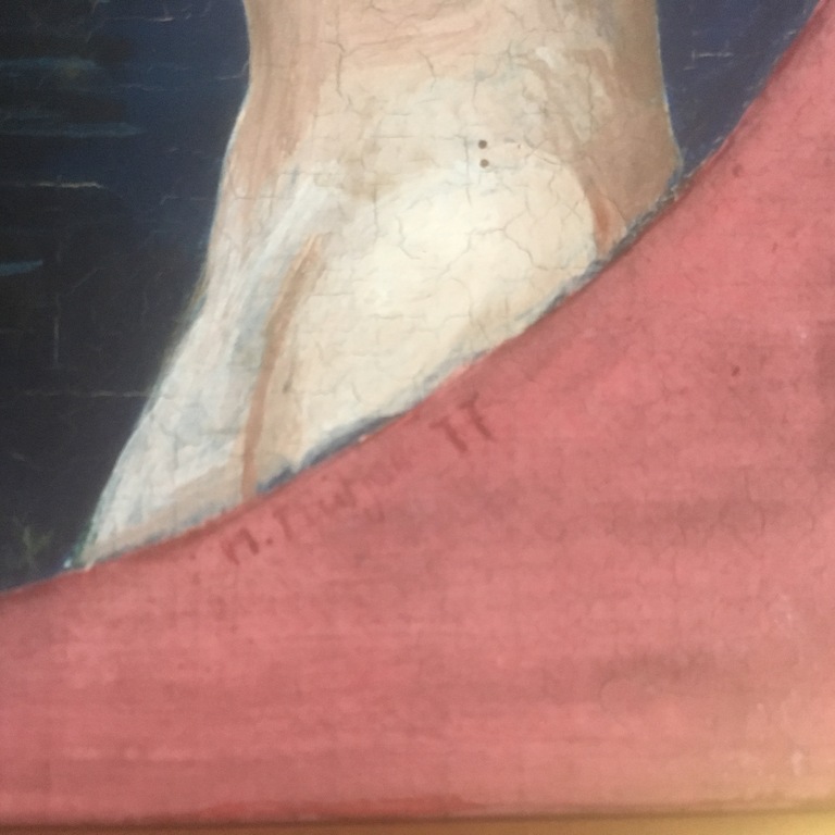 Onbekende Kunstenaar - Het meer van Bled - Naief Joegoslavisch - gesigneerd.1977 kopen? Bied vanaf 1!