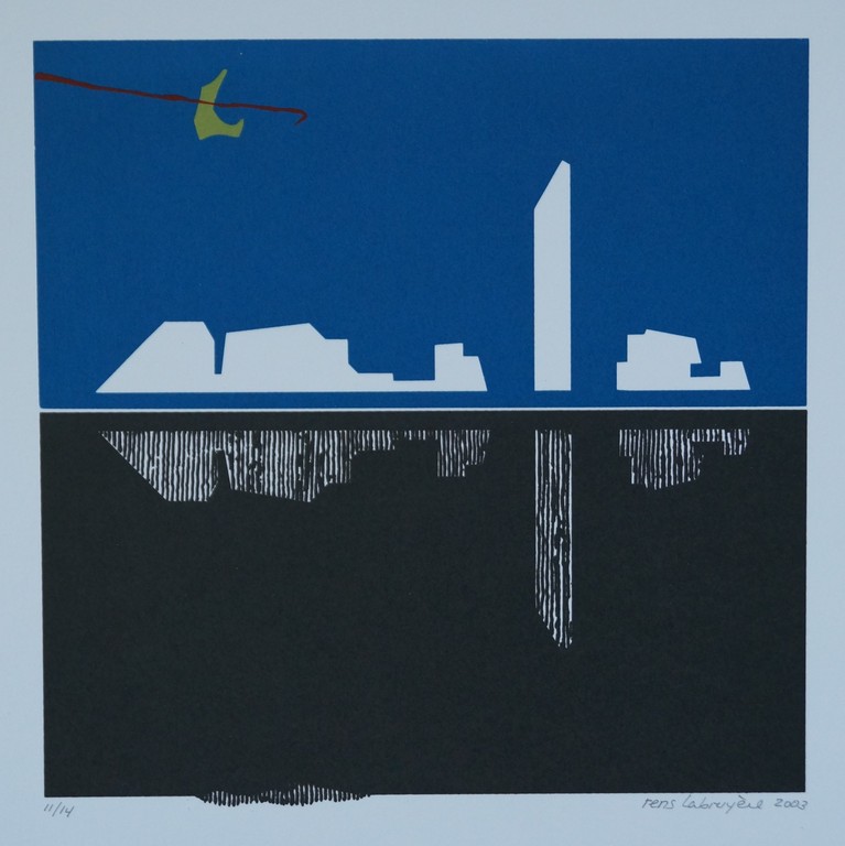 Rens Labruyere - gesigneerde zeefdruk - 2003 kopen? Bied vanaf 20!