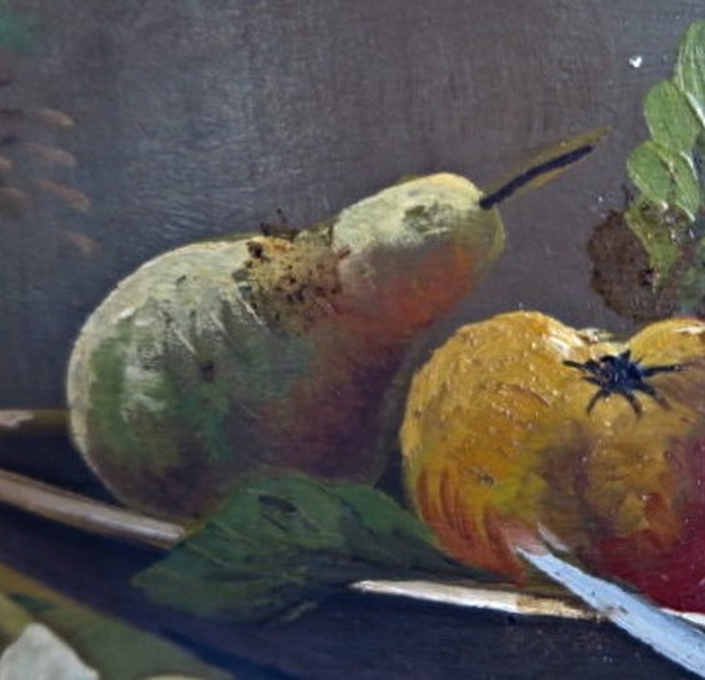 Onbekende kunstenaar (onduidelijk gesigneerd) - Olieverf op paneel - Stilleven kopen? Bied vanaf 1!