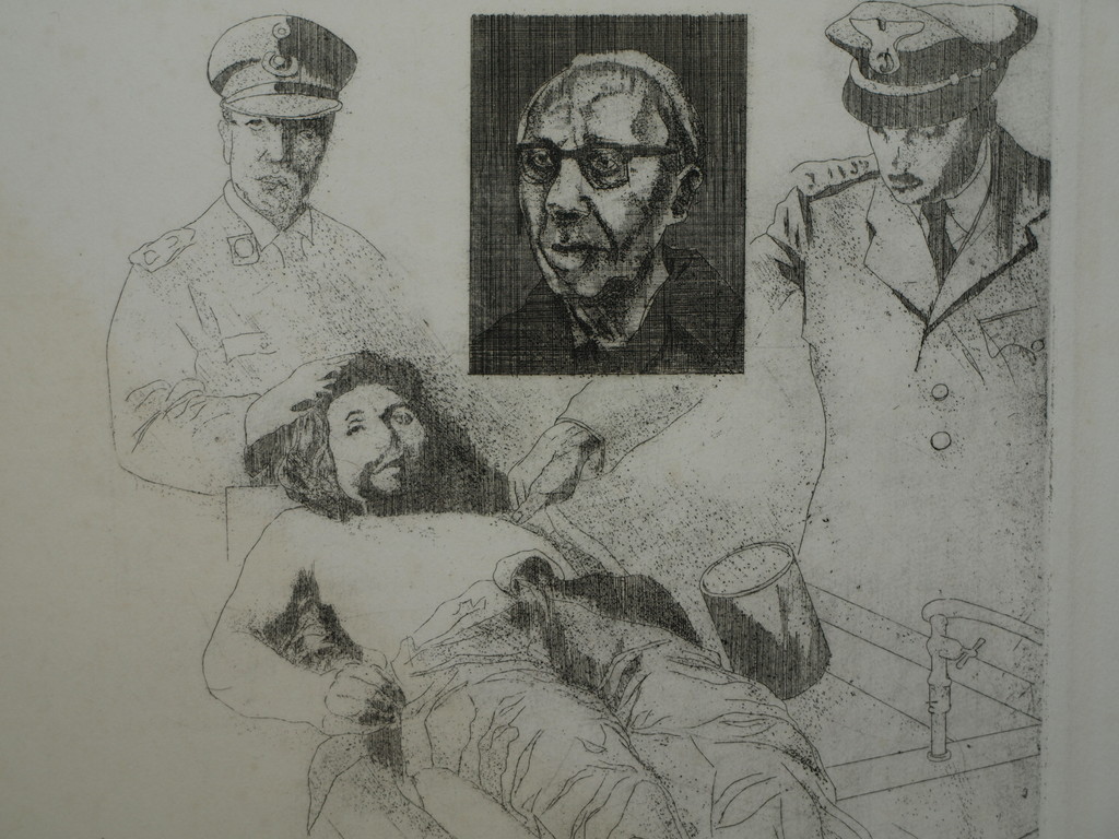 Walter Barten : Ets en aquatint , Herinneringen – gesigneerd – 1977 kopen? Bied vanaf 1!