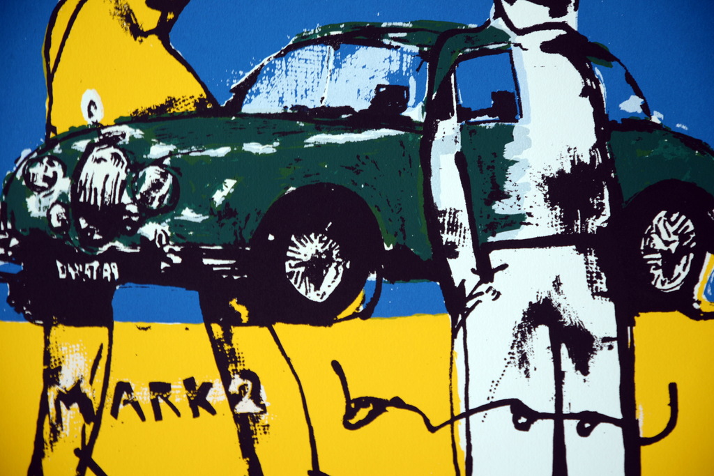 Herman Brood * Kleurenlitho - ' Mark 2 '  -  gesigneerd/genummerd - 408/500 verkocht voor € 55!