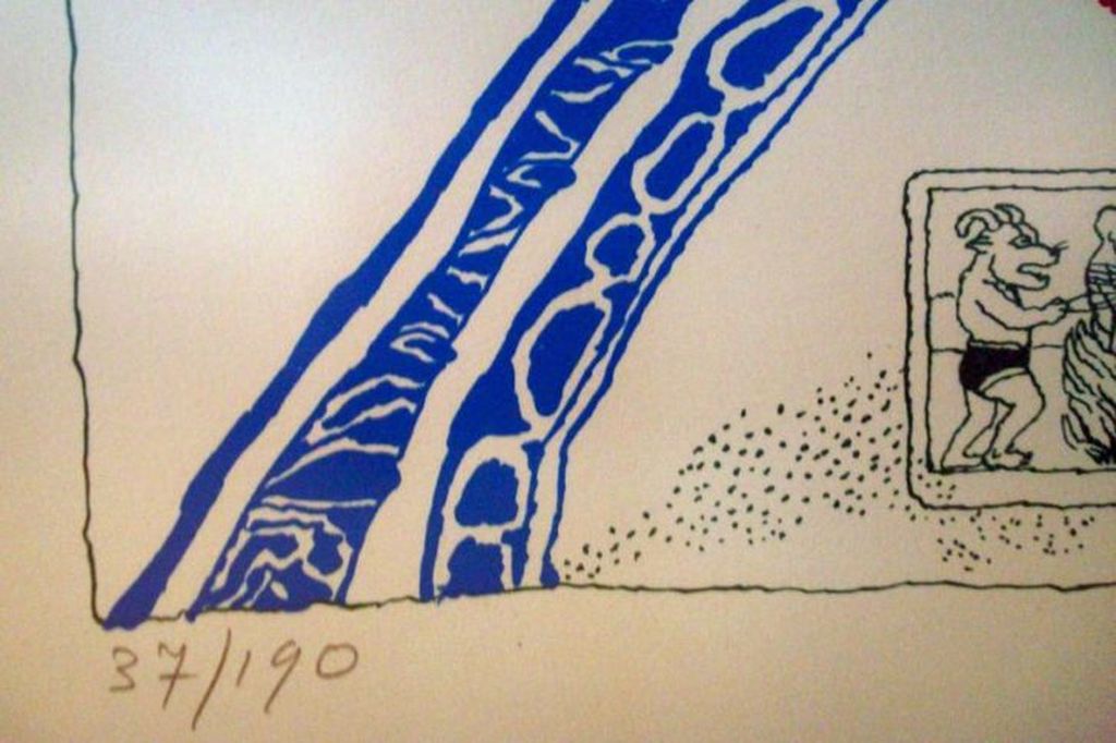 LUCEBERT, Gelimiteerde en HANDGESIGNEERDE Zeefdruk KNECHTEN VAN VISNU 1972 kopen? Bied vanaf 229!