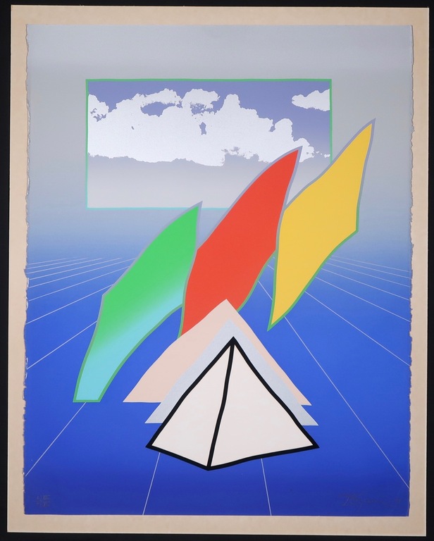 Anthony Benjamin: Zeefdruk, Blue Parallax  kopen? Bied vanaf 20!