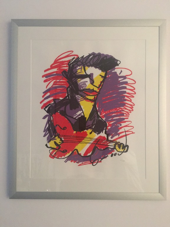 Herman Brood gesigneerde  zeefdruk   kopen? Bied vanaf 250!