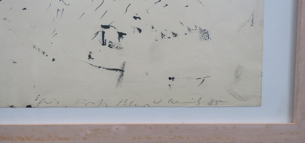 Wolfgang Schmitz: Gemengde techniek o.a. pen en inkt op papier, Z.T. - Ingelijst kopen? Bied vanaf 100!