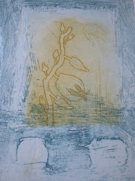 Jan Montyn: Flower of Nong Khai II, kleurets verkocht voor € 240!