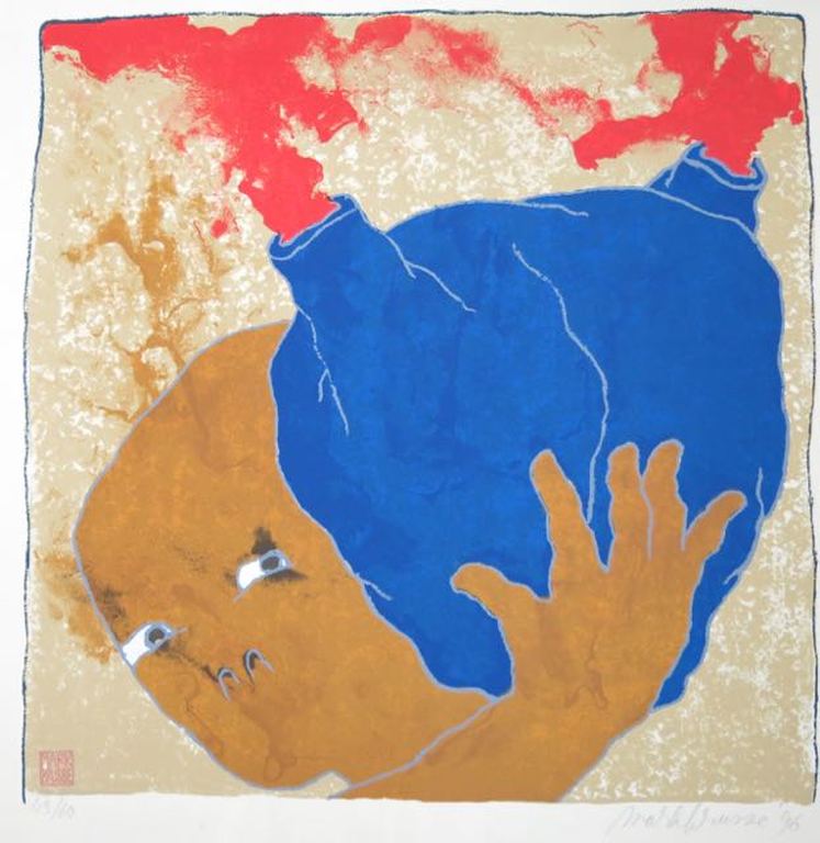 Mark Brusse: Litho, Blauw Hart kopen? Bied vanaf 70!