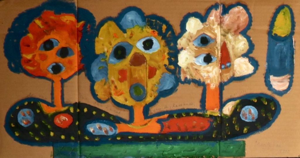 Lot met 4x gemengde techniek van Meertje Kaal kopen? Bied vanaf 1!