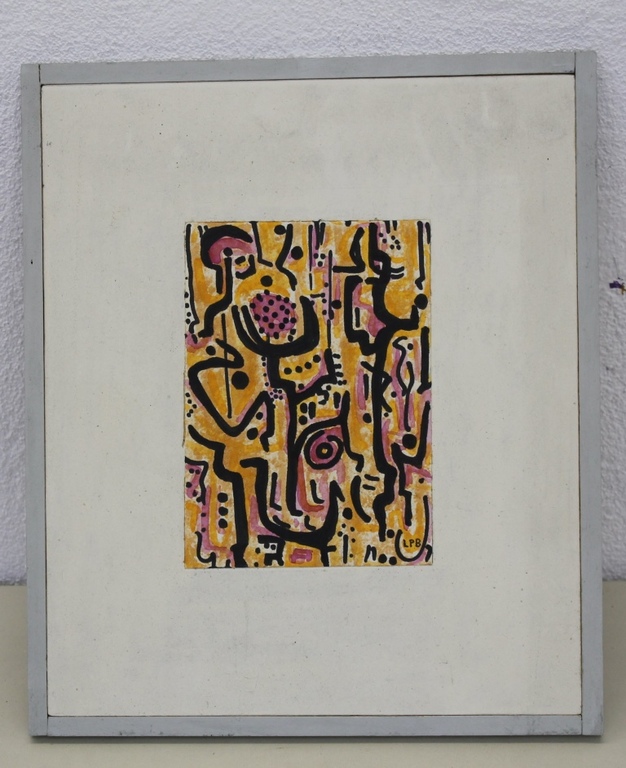 L.P. Boone: Gouache, zonder titel kopen? Bied vanaf 30!