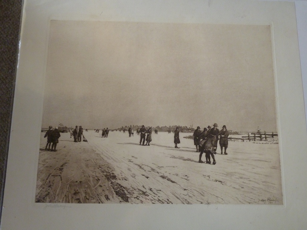 Schaatsers op de Kagerplassen verkocht voor € 140!