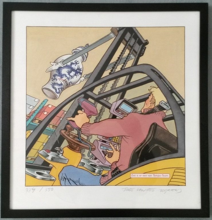 Theo van den Boogaard - litho - Tempo Team - heftruck kopen? Bied vanaf 25!