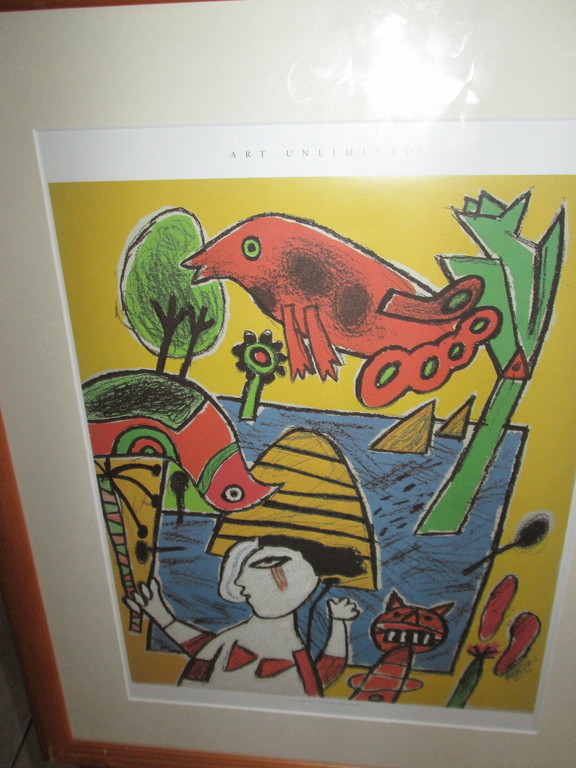 mooie litho van art unlimited van corneille la belle saison 1995 verkocht voor € 40!