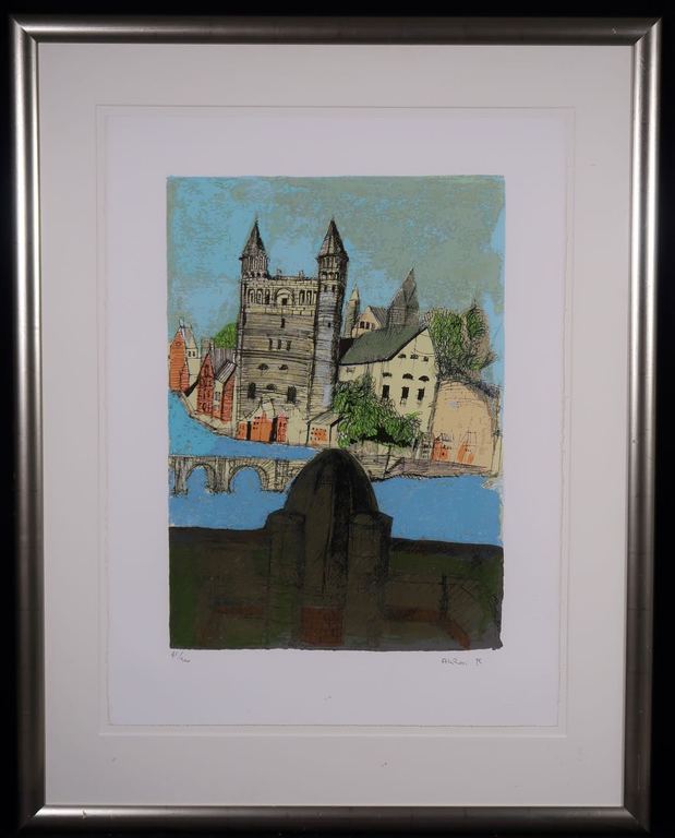 Aldo Rossi: Lithografie, Zonder titel - Ingelijst kopen? Bied vanaf 100!