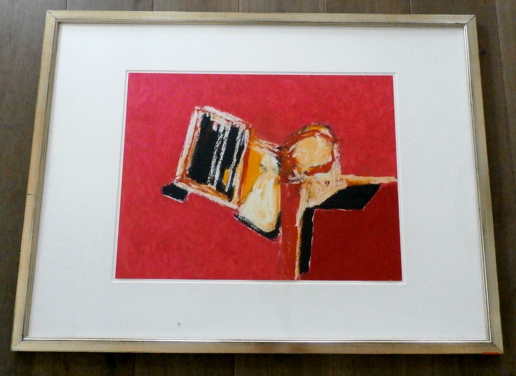 Miguel Ybanez - olieverf op papier verkocht voor € 160!