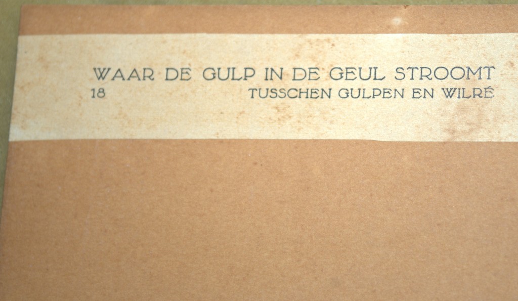 Litho---waar de Gulp in de Geul stroomt tussen Gulpen en Wilré--Zuid-Limburg kopen? Bied vanaf 20!