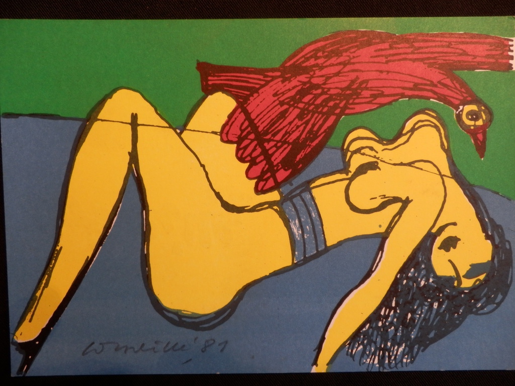 CORNEILLE  Uitnodigingskaart(Litho) van Galerie JAS  Handgesigneerd  kopen? Bied vanaf 35!