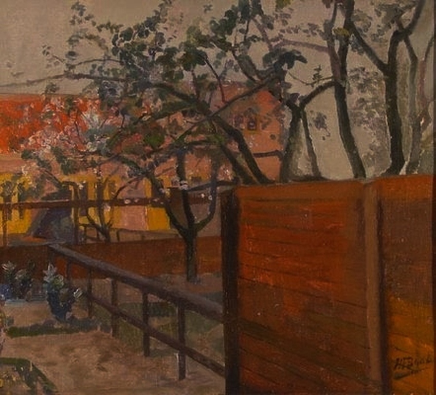 Henri Frederic Boot olieverf op doek "Spaarndam" 1904 verkocht voor € 250!