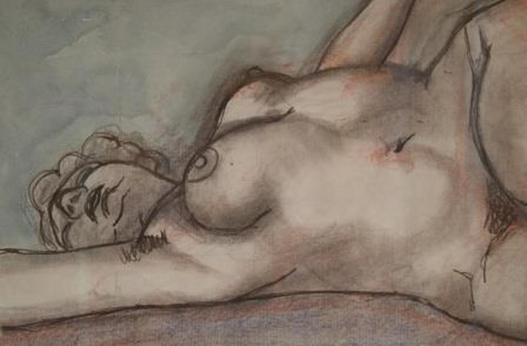 Xavier Josse, liggend naakt ca. 65 x50 pastel/krijt op papier  kopen? Bied vanaf 40!