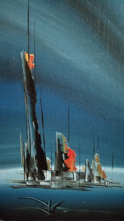 Onbekend kunstenaar, Olieverf op paneel, Zeepaard kopen? Bied vanaf 25!