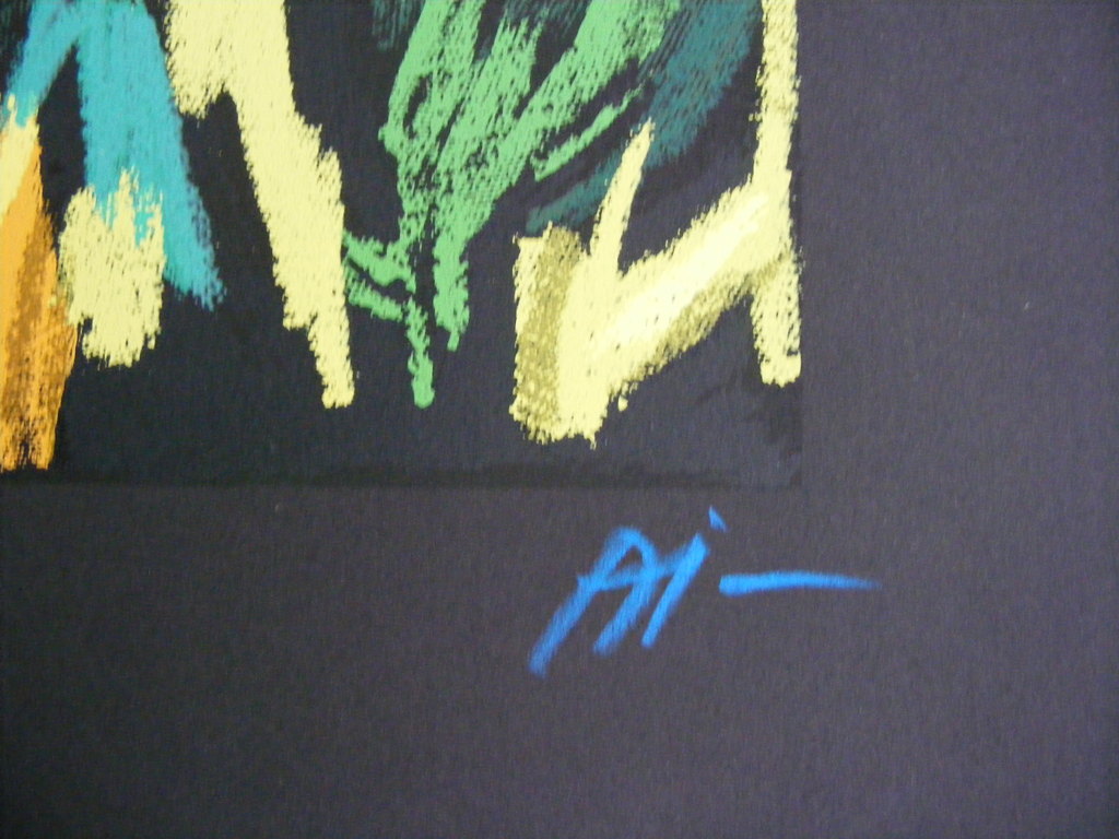 Anca Ionescu, "Rest", grote originele en bijzonder fraaie zeefdruk, gesigneerd kopen? Bied vanaf 250!