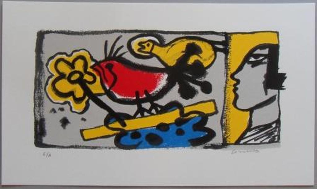 Corneille : vrouw,vogels en bloem kopen? Bied vanaf 1!