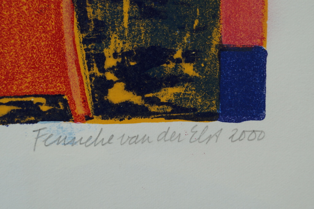 Fennek van der Elst - twee litho's - doorkijkje I en II - 2000 kopen? Bied vanaf 1!