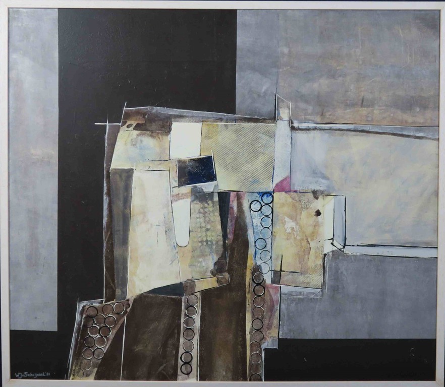 Willem van Scheijndel: Olieverf op paneel, Zonder titel - Ingelijst (groot) kopen? Bied vanaf 450!