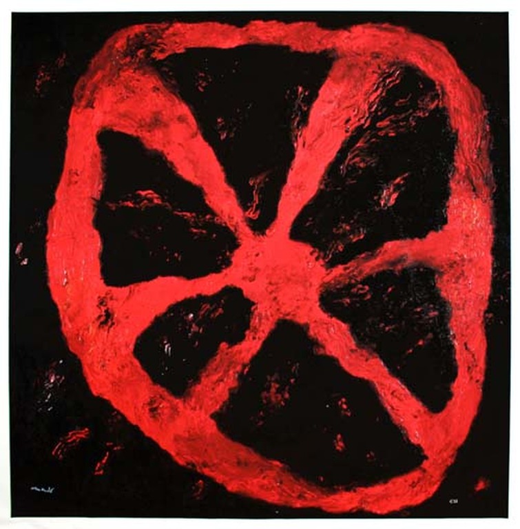 Armando : Das Rad (giclee op doek, kleine oplage 33 exemplaren) verkocht voor € 130!