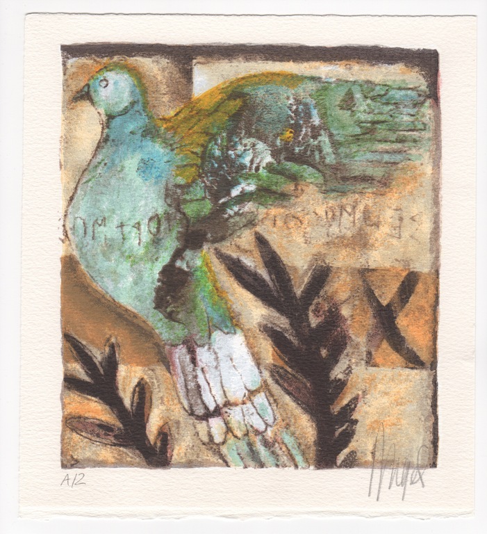 Astrid Engels, zeefdruk, 1996 verkocht voor € 125!