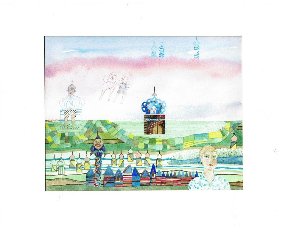 Marie Anne Steenhuizen-Aquarel-1976-Gesigneerd  kopen? Bied vanaf 1!