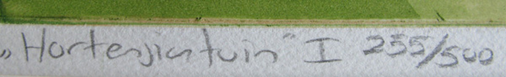 Laetitia de Haas - HORTENSIATUIN I - kleurets kopen? Bied vanaf 1!