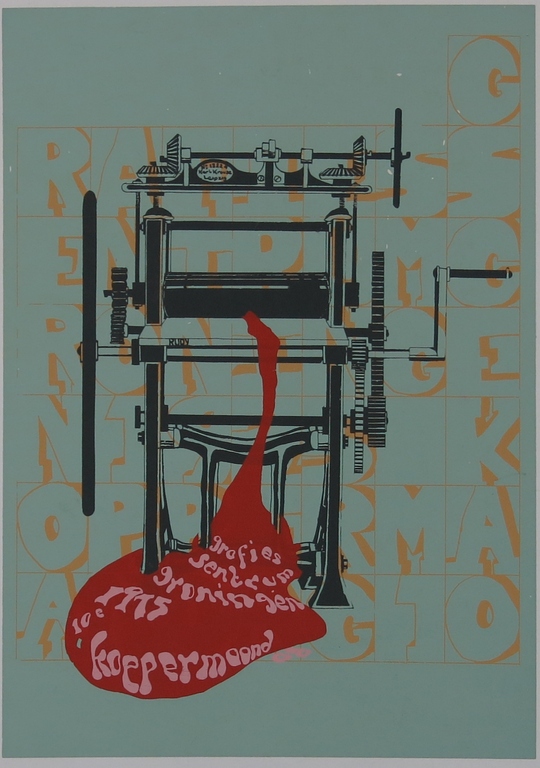 Grafisch centrum Groningen: Zeefdruk, Affiche voor Koppermaandag kopen? Bied vanaf 1!