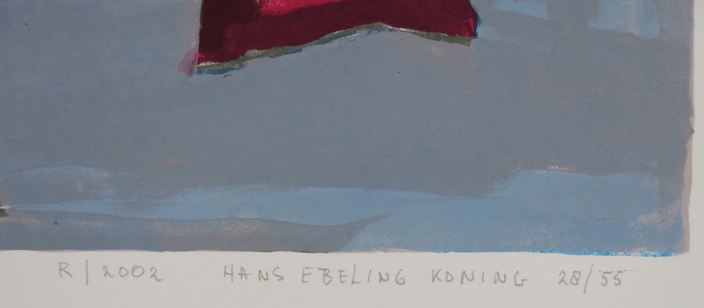 Hans Ebeling Koning: Zeefdruk, Bos R kopen? Bied vanaf 1!