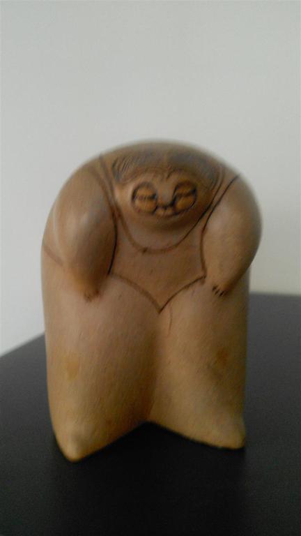 Dikke dame in badpak gesigneerd keramiek beeldje kopen? Bied vanaf 15!