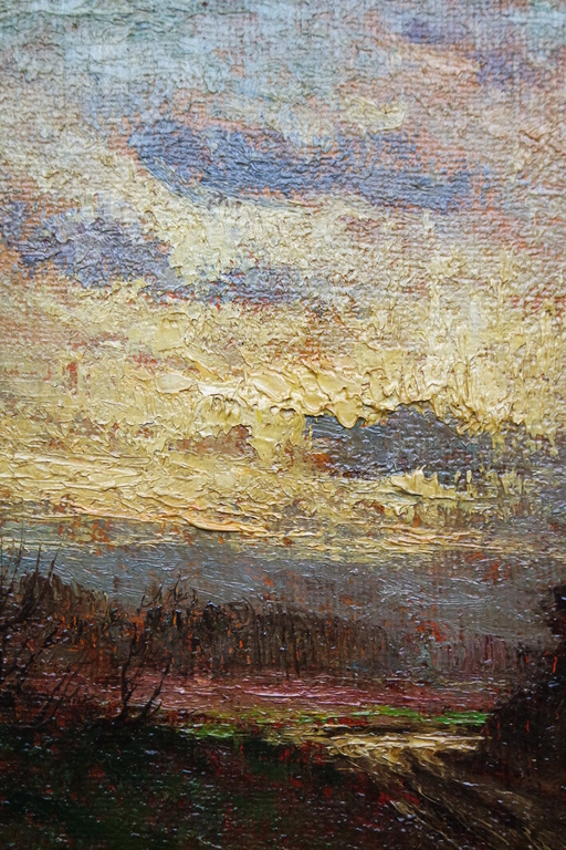 Walter Neuhof (1904-1982) - olieverf op doek - Landschap kopen? Bied vanaf 175!