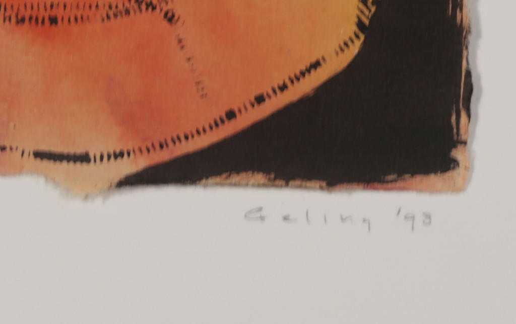 Harm Geling: Gemengde techniek op papier, Kop kopen? Bied vanaf 1!