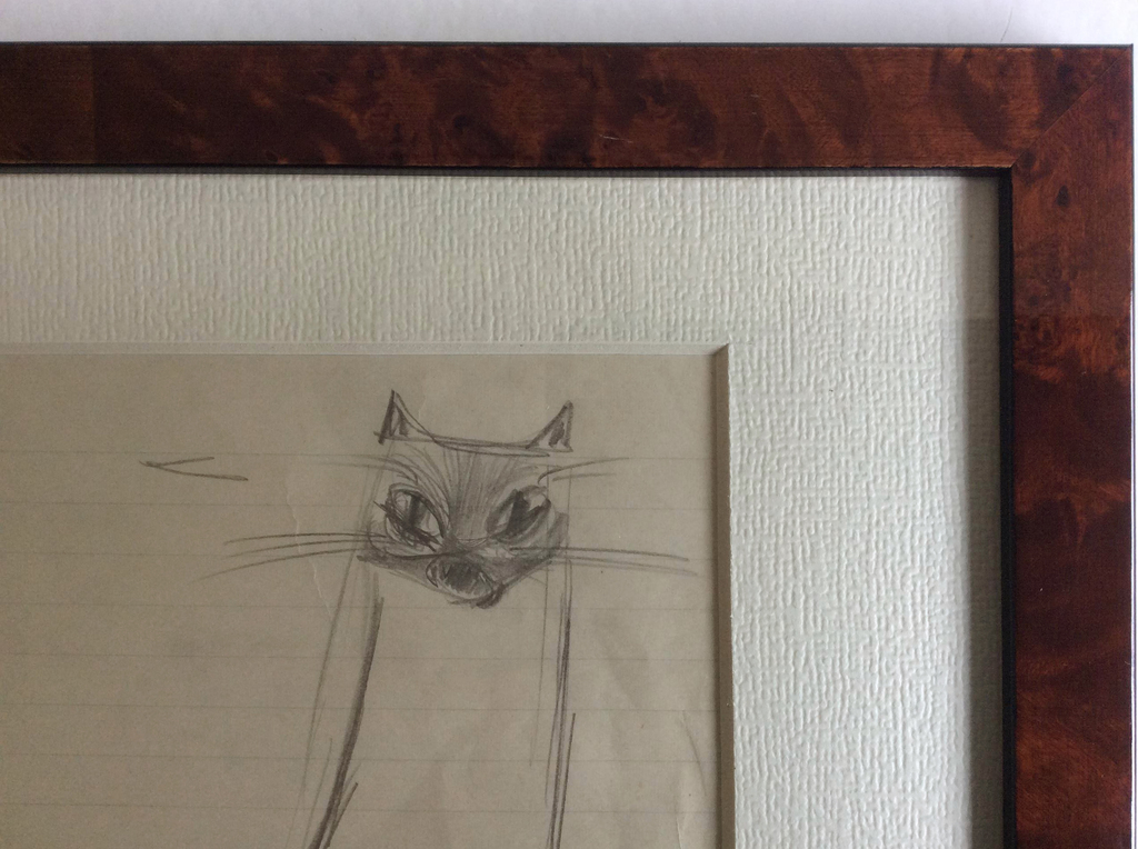Irene Joffroy - Irene Joffroy - de kat - tekening kopen? Bied vanaf 25!