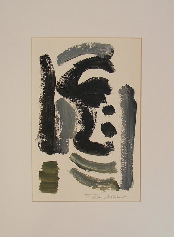 Richard Weber, acryl op papier, z.t. verkocht voor € 40!