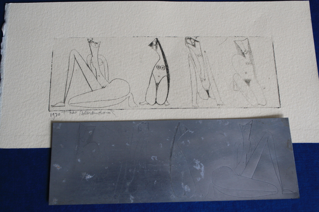 THEO BEERENDONK - ETS 4 NAAKTEN + ETS PLAAT kopen? Bied vanaf 35!