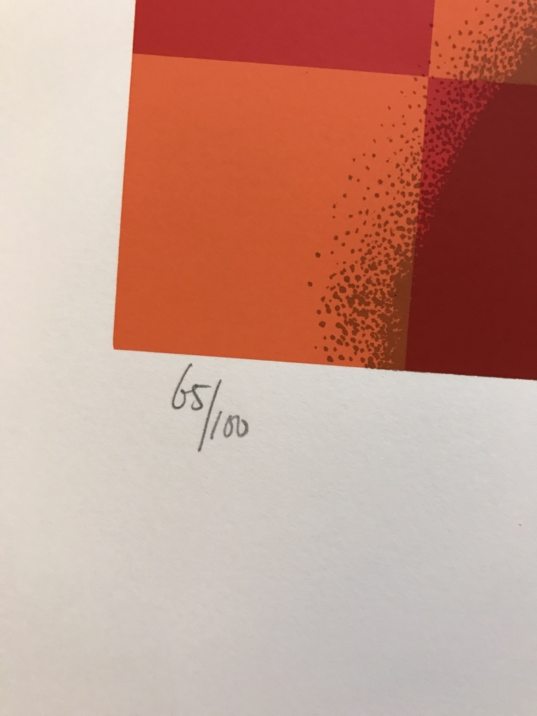 Thijs Overmans Originele Zeefdruk/ LITHO  1972 kopen? Bied vanaf 1!